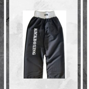 Calça de Kickboxing Preta Kime - Adulto