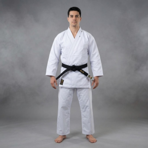 Kimono Kime Jiu-Jitsu trançado leve branco - Adulto