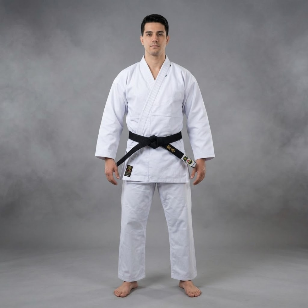 Kimono Kime Jiu-Jitsu trançado leve branco - Adulto
