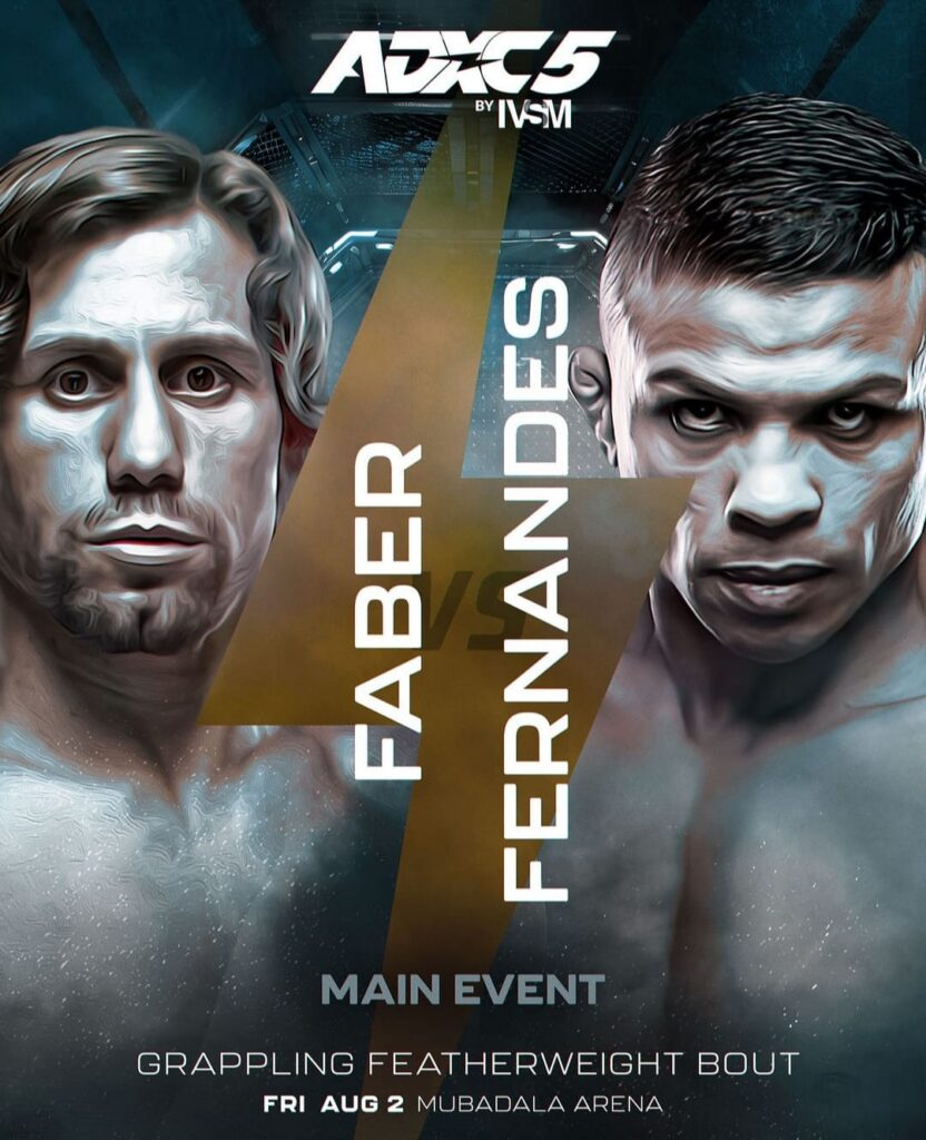 ADXC 5 retorna a Abu Dhabi no dia 2 de Agosto com Faber x Bibiano na luta principal