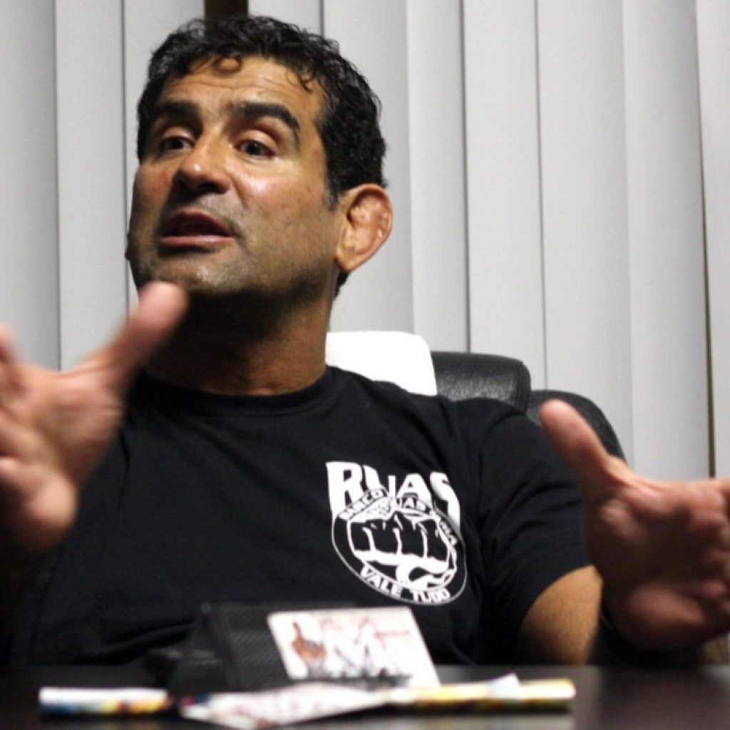 Marco Ruas envia uma mensagem de apoio ao antigo rival Rickson Gracie, que enfrenta o Mal de Parkinson