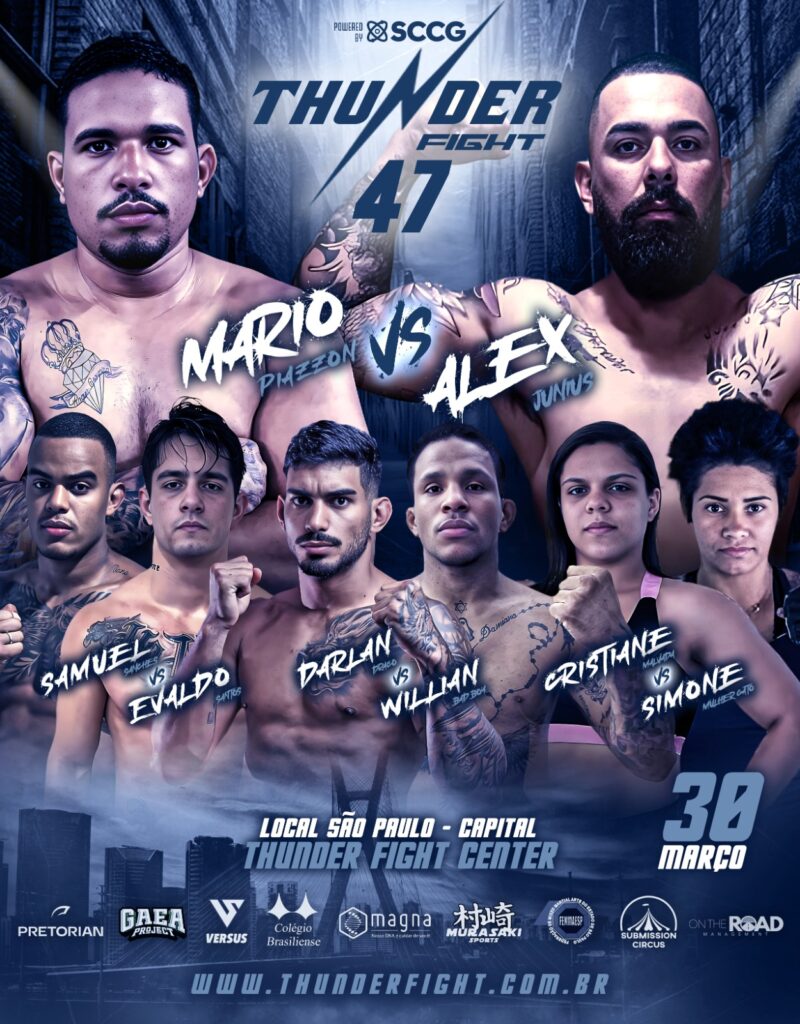 Thunder Fight 47 promove duelo de pesos pesados na luta principal deste domingo