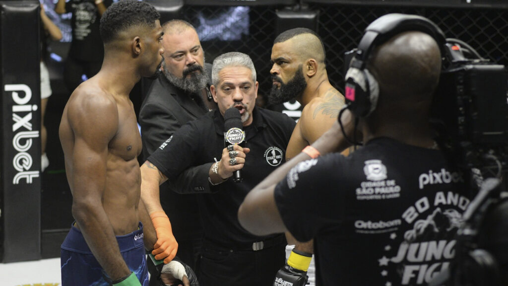 Com transmissão ao vivo da Globo, Jungle Fight 136 terá duas disputas de cinturão