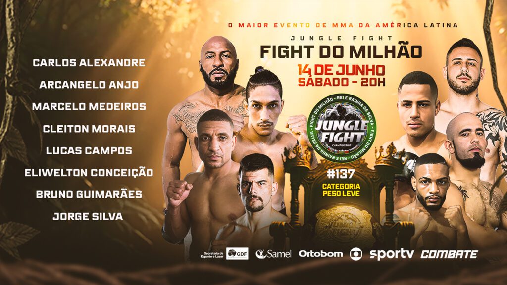 Jungle Fight 137: Ingressos para evento em Brasília já estão disponíveis