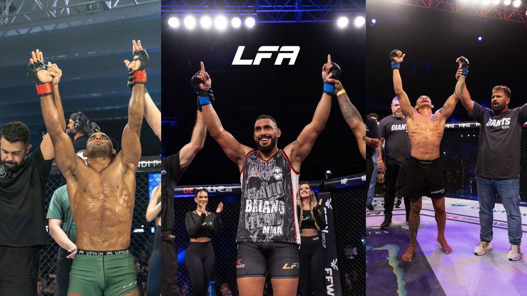 DWCS: Brasileiros do LFA impressionam Dana White e conquistam contrato com o UFC