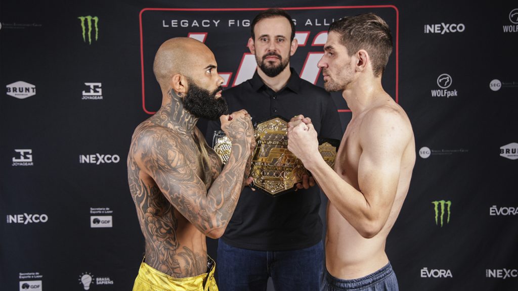 LFA 225: pesagem confirma card do evento desta sexta-feira em Brasília